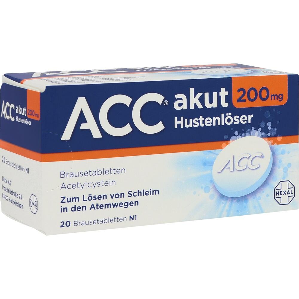 Eine Verpackung von ACC Hustenlöser mit 200 mg Acetylcystein.