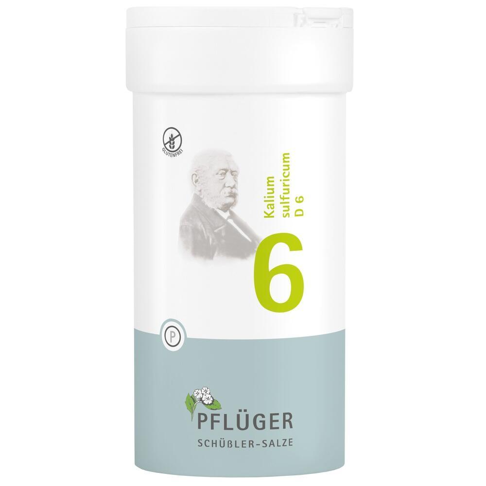Eine Schüßler-Salze-Packung mit der Nummer 6 von Pflüger.