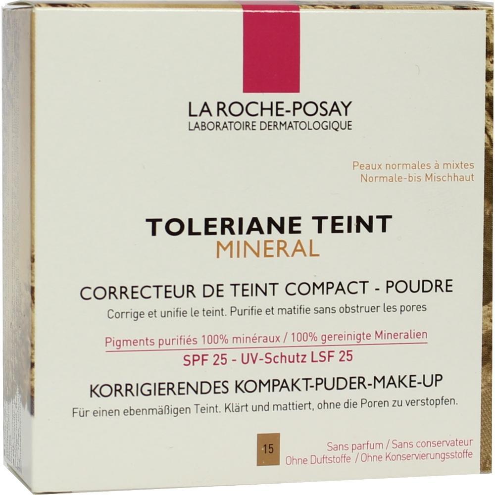 Eine Packung La Roche-Posay Puder-Make-up mit LSF 25 für Mischhaut.