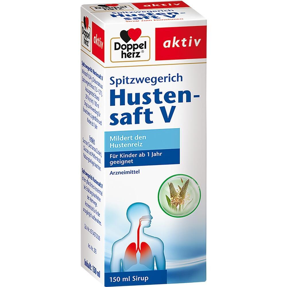 Eine Packung Hustensaft für Kinder, die Hustenreiz mildert.